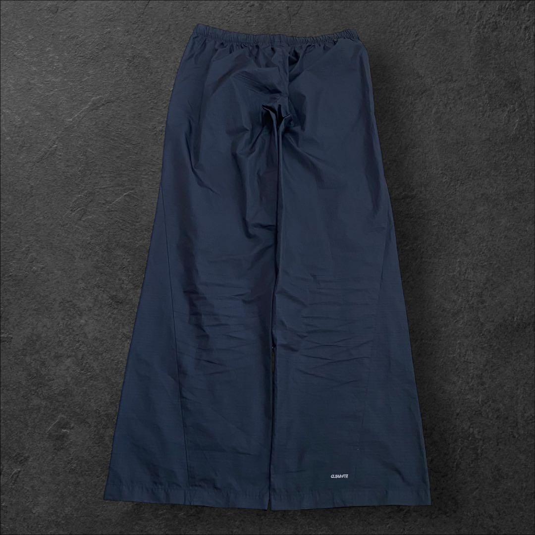 00s nike nylon wide pants y2k teck black