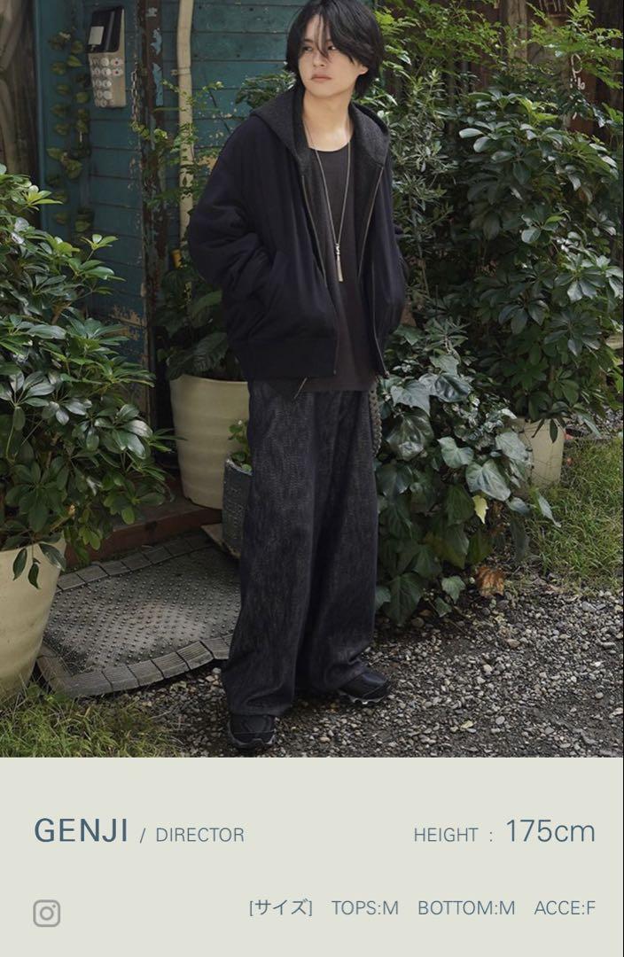 LIDNM リドムCOLORFAST XX SLUB DENIM バギーデニム