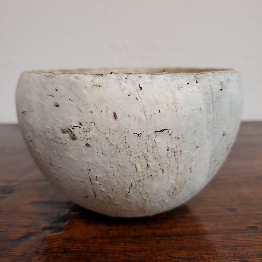 内田鋼一 作  white bowl (白い器) 2   陶器