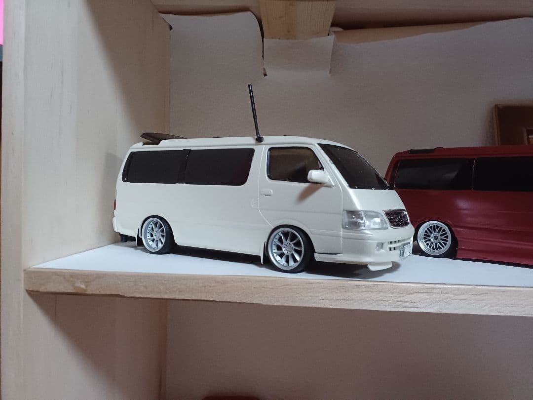 「製作依頼取り置き」ハイエース100系スーパーカスタムリミテッドプラモデル