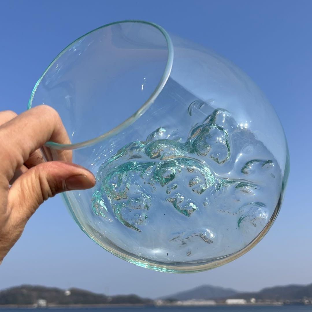 流木ガラスオブジェ大A 花瓶 金魚鉢 ガーデニング テラリウム 水槽 アート作品