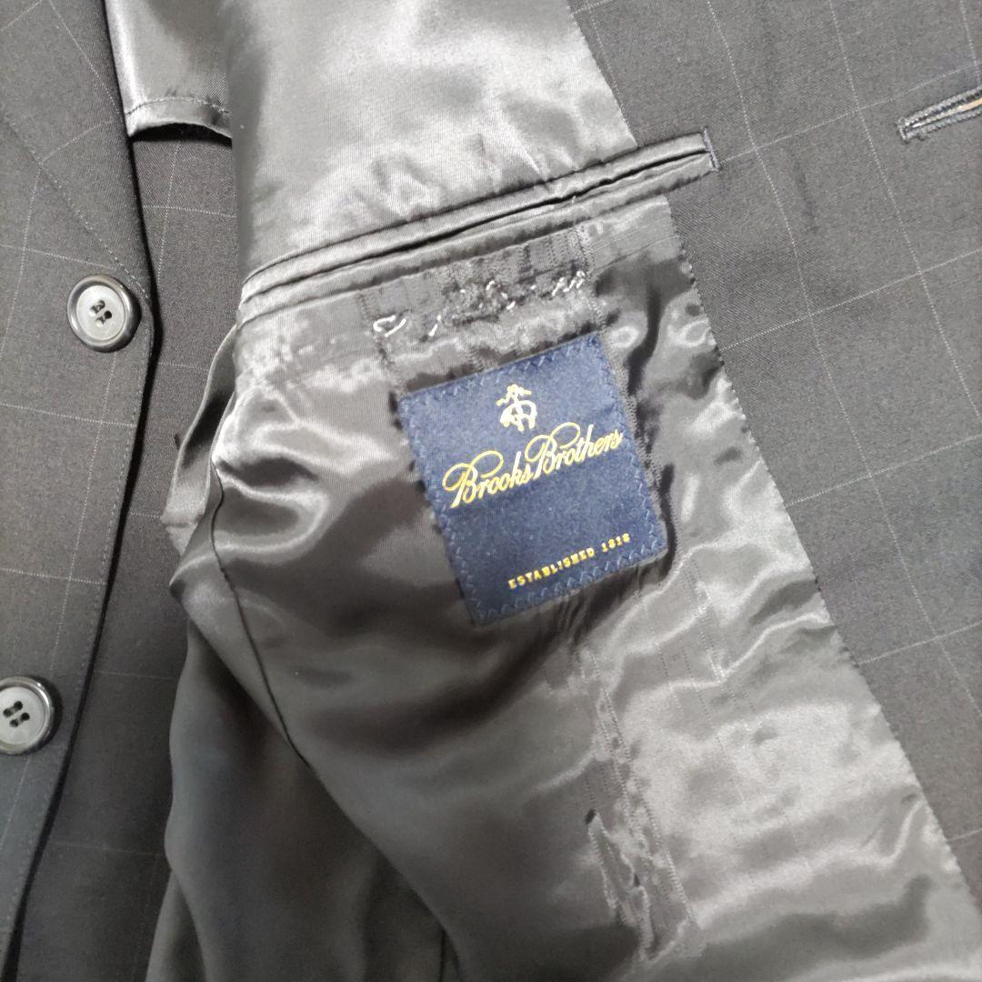 Brooks Brothers ネイビーチェック柄 スーツ