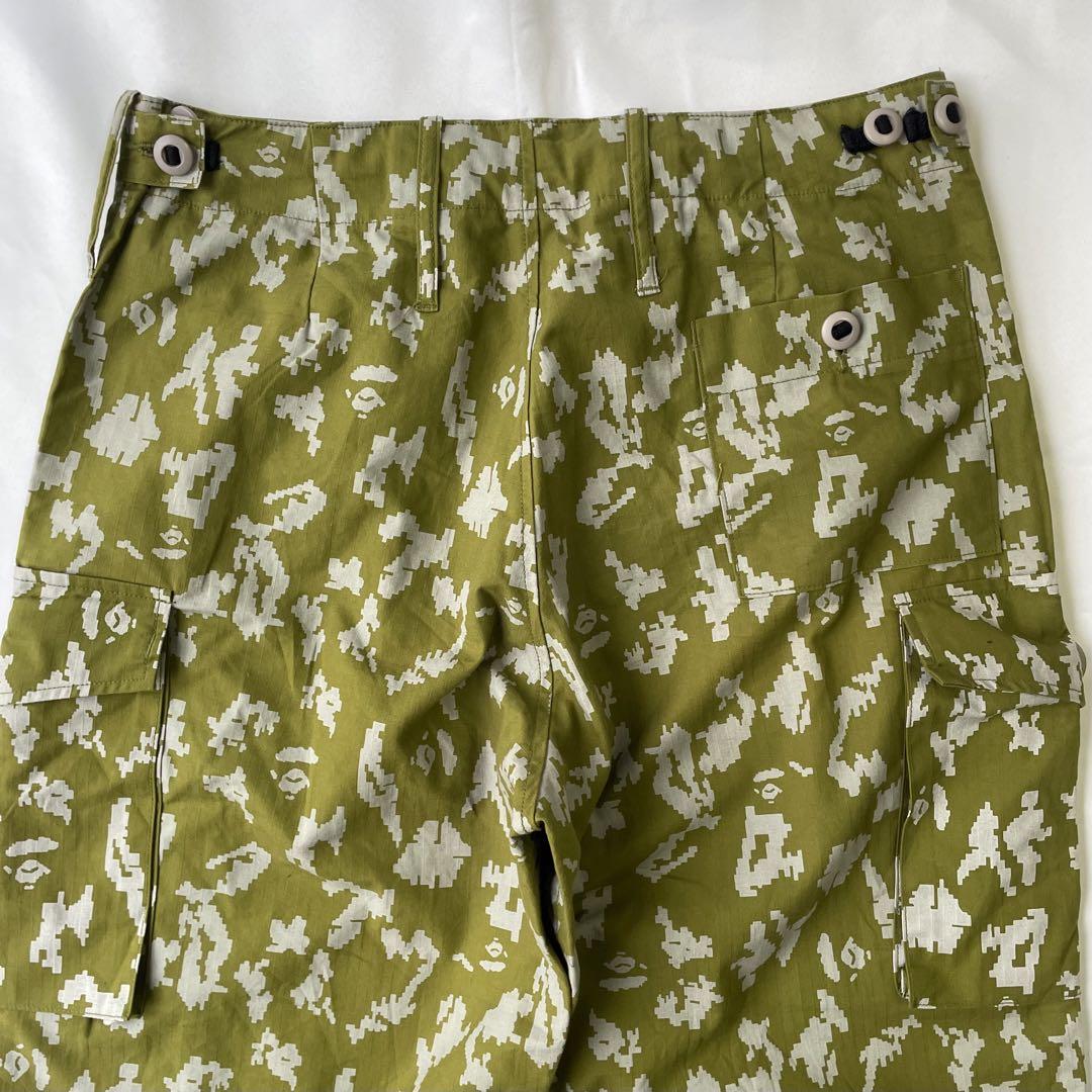 初期】美品 A BATHING APE サルカモ柄 カーゴパンツ エイプ L 初期】美品 A BATHING APE サルカモ柄 カーゴパンツ エイプ L