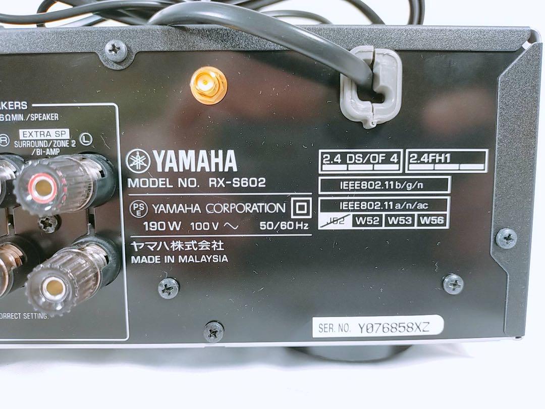 【美品】 YAMAHA ヤマハ AVレシーバー RX-S602 画像7