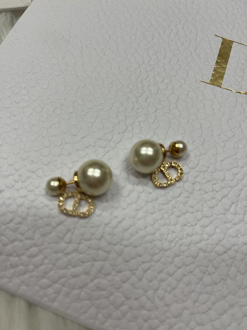 経典ブランド N*a様 Dior パール ゴールド ピアス アクセサリー