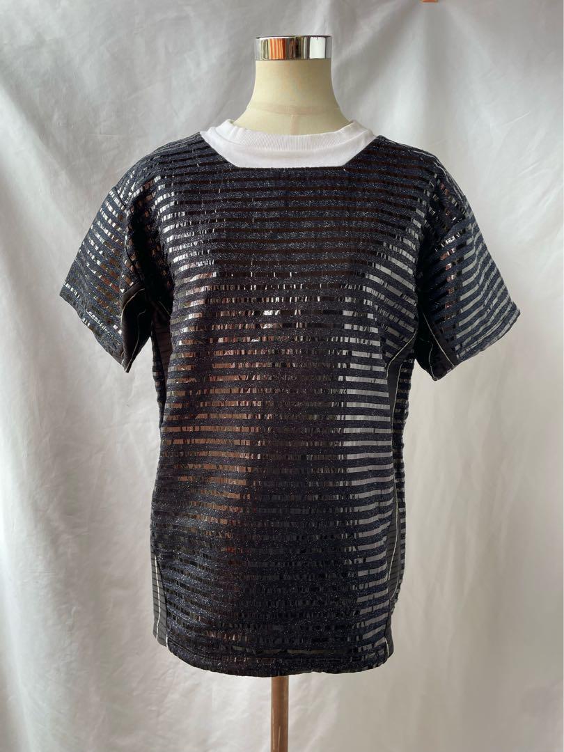 NASIR HAZHAR スパンコールTシャツ  Y-101
