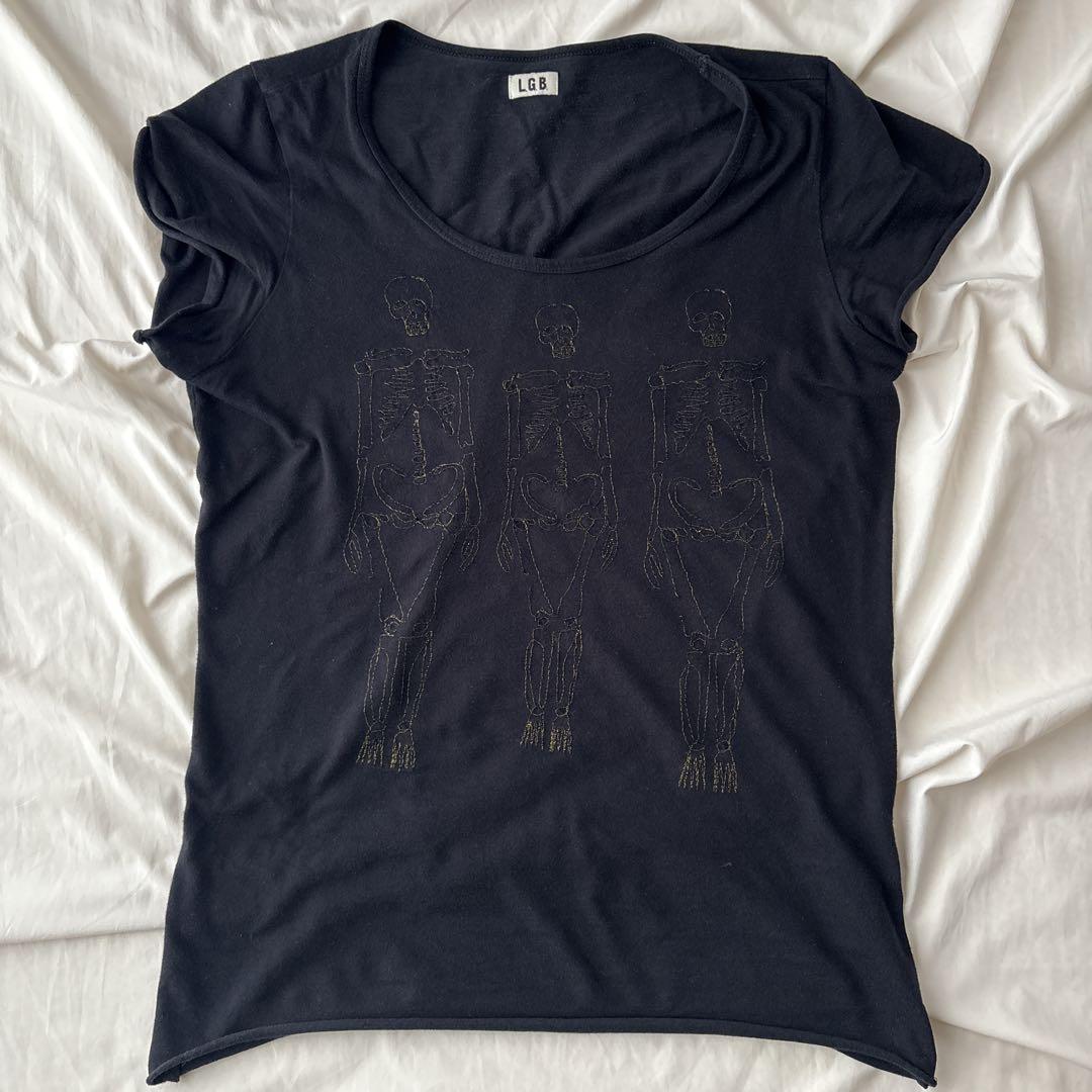 L.G.B. skeleton T shirt 初期