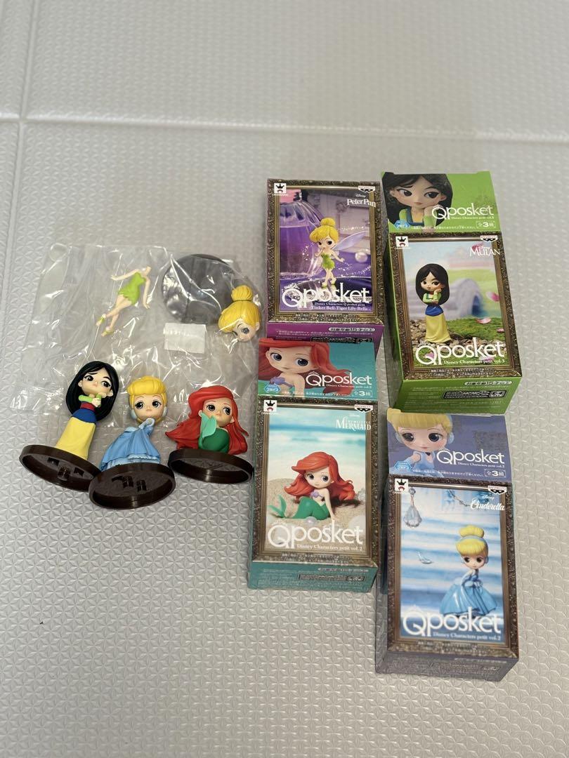 匿名配送】Qposketディズニープリンセス 7体セット 新品未開封