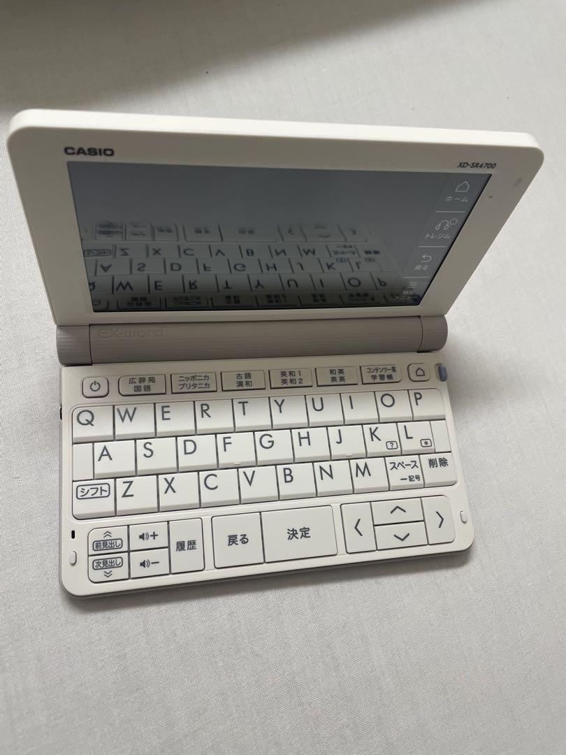 CASIO XD-SR4700 電子辞書 取扱説明書付き
