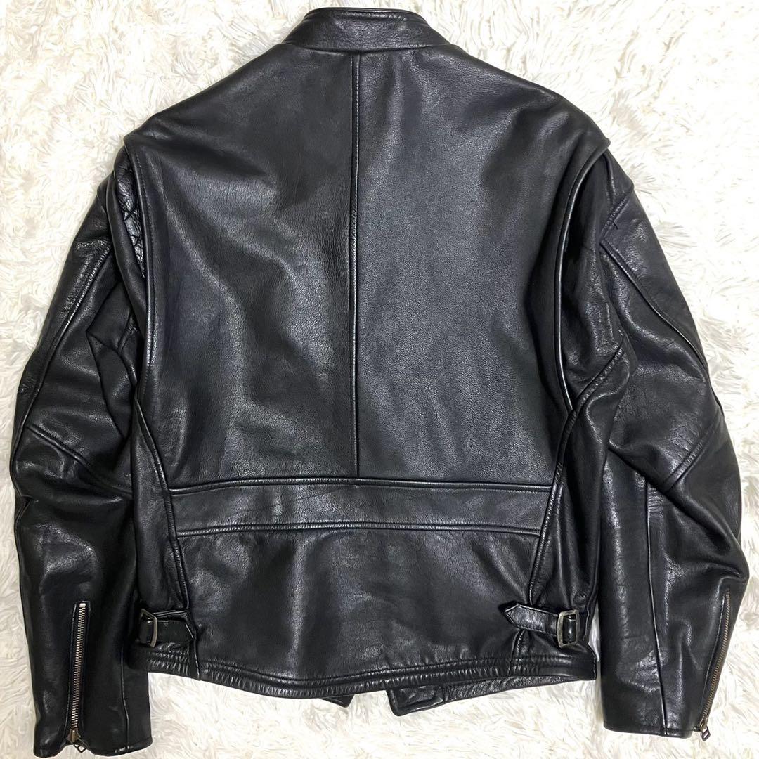 HAROLDS GEAR　レザージャケッ　シングルライダース　L ブラック