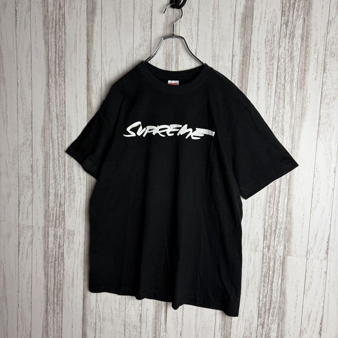 人気デザイン☆シュプリーム センターロゴ 青空 Tシャツ M