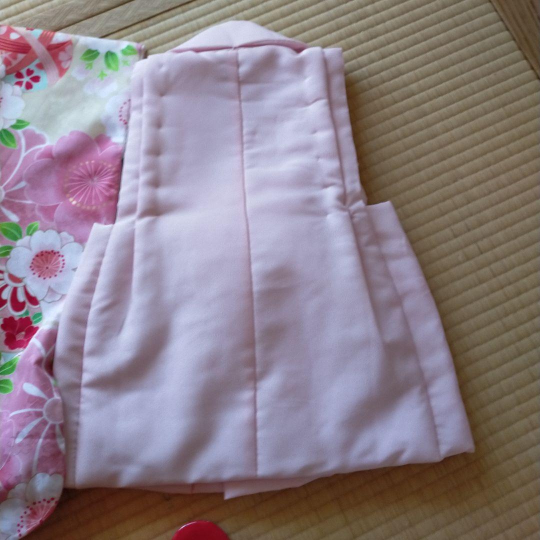 七五三　3歳　着物被布　セット　花ひめ