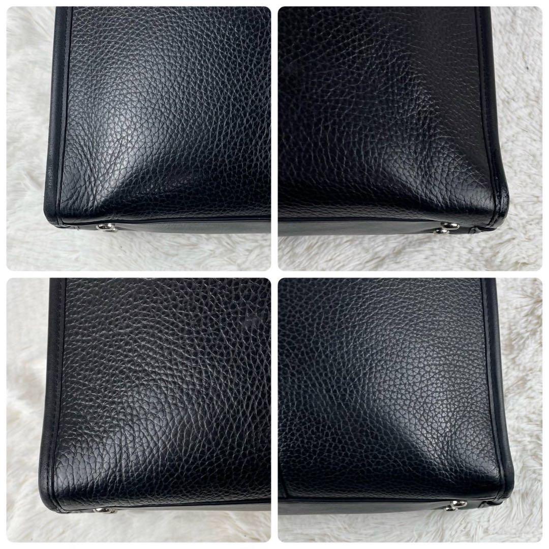 A4可 極美品 COACH レザー ビジネスバッグ 2way メトロポリタン 黒