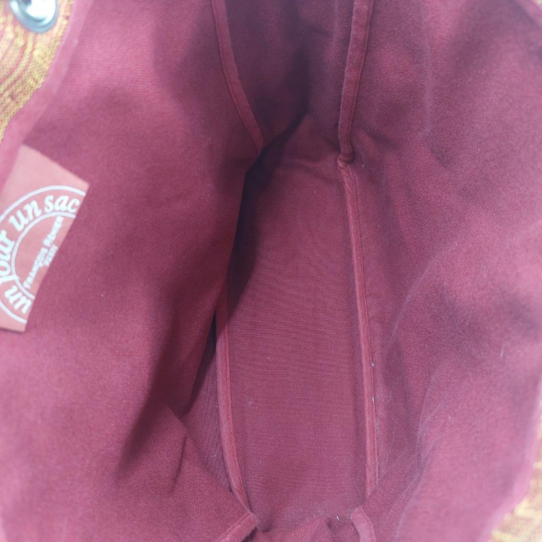 アンジュールアンサック トートバッグ un jour un sac 底板付き