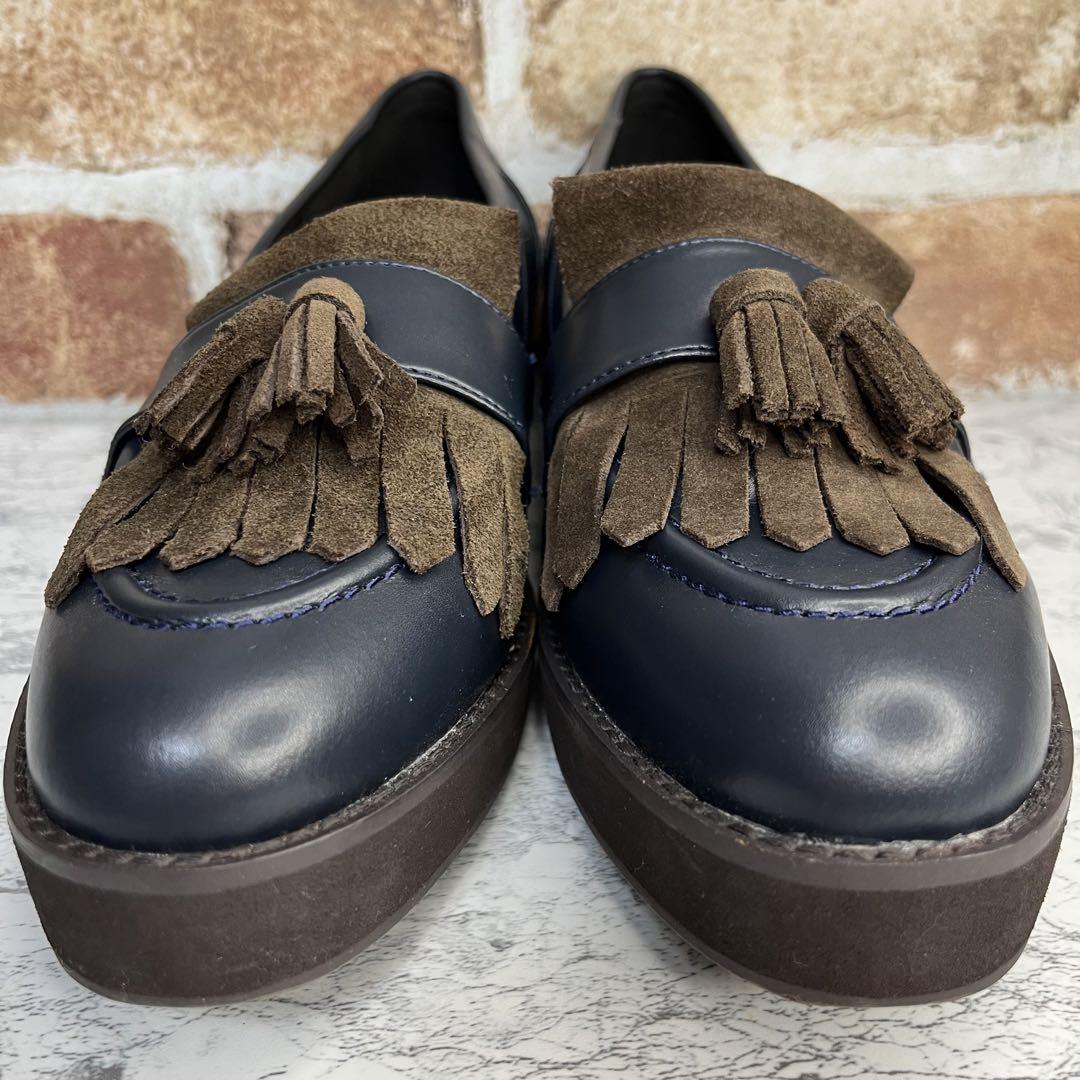 美品☆【Le Talon】ルタロン タッセルローファー レザー 厚底 美品☆【Le Talon】ルタロン タッセルローファー レザー 厚底