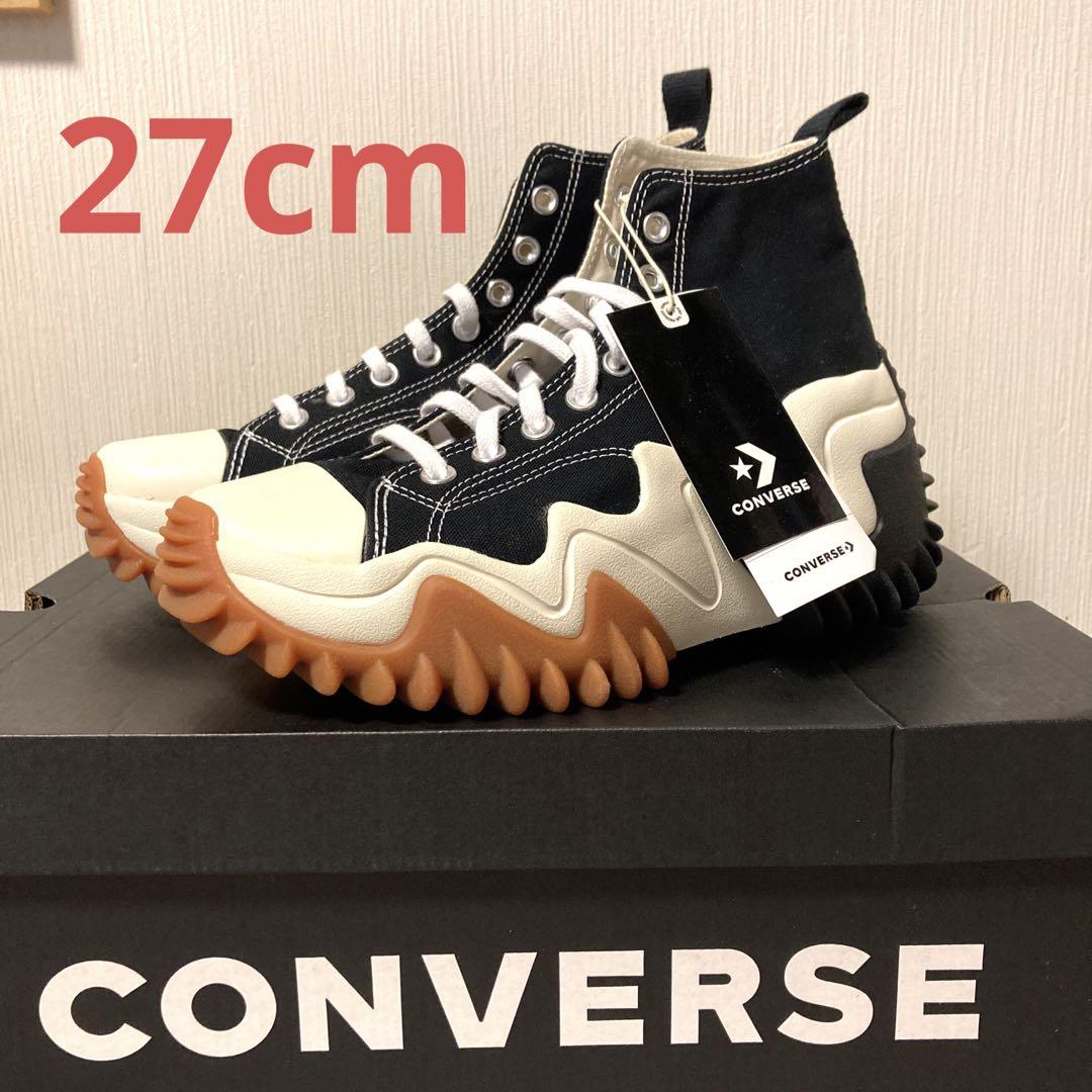 新品 Converse Run Star Motion Hi ブラック 27cm