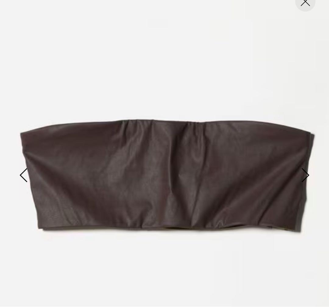 ＜OVERNEATH × 6＞BRA 033 LEATHERLIKE/ブラレット