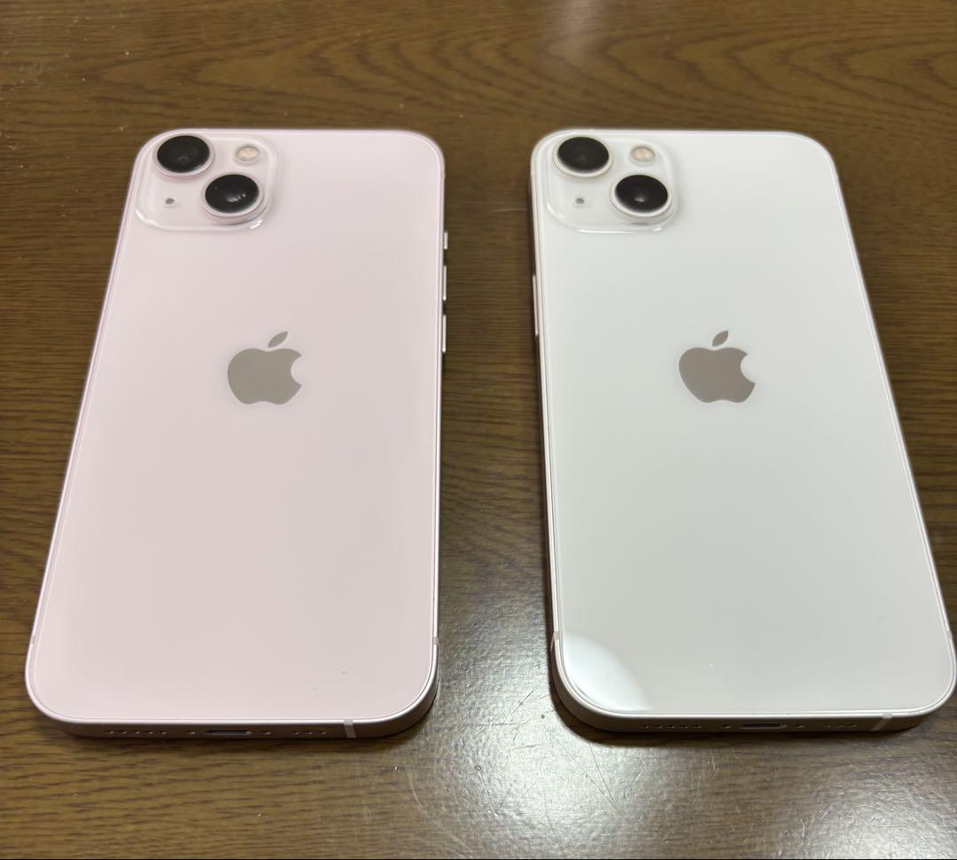 iPhone13 256GB スターライト ピンク 2台セット iPhone13 128GB スターライト•ピンク 2台セット SIMフリー