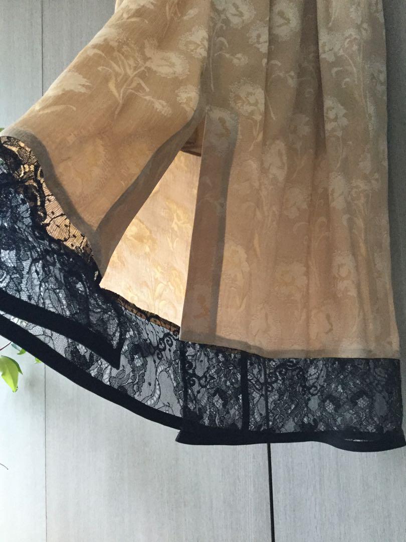 Mame Kurogouchi マメクロゴウチ Carnation Willow Skirt