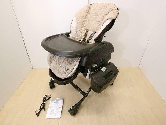 【有名人芸能人】 送料込み ネムリラオートスウィング 電動ハイローチェア コンビ ベビーチェア - イス