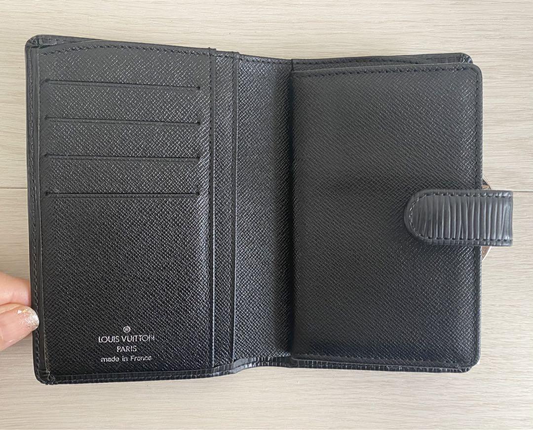 【数量限定】旧モデル在庫処分セールを開催します！ Louis Vuitton エピ二つ折り財布 ブラック レザー 小物