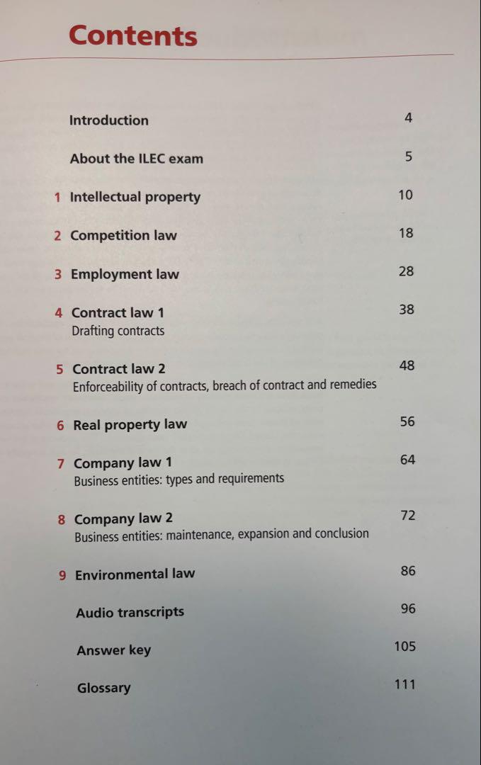 Amazon | Absolute Legal English Text with Audio CD