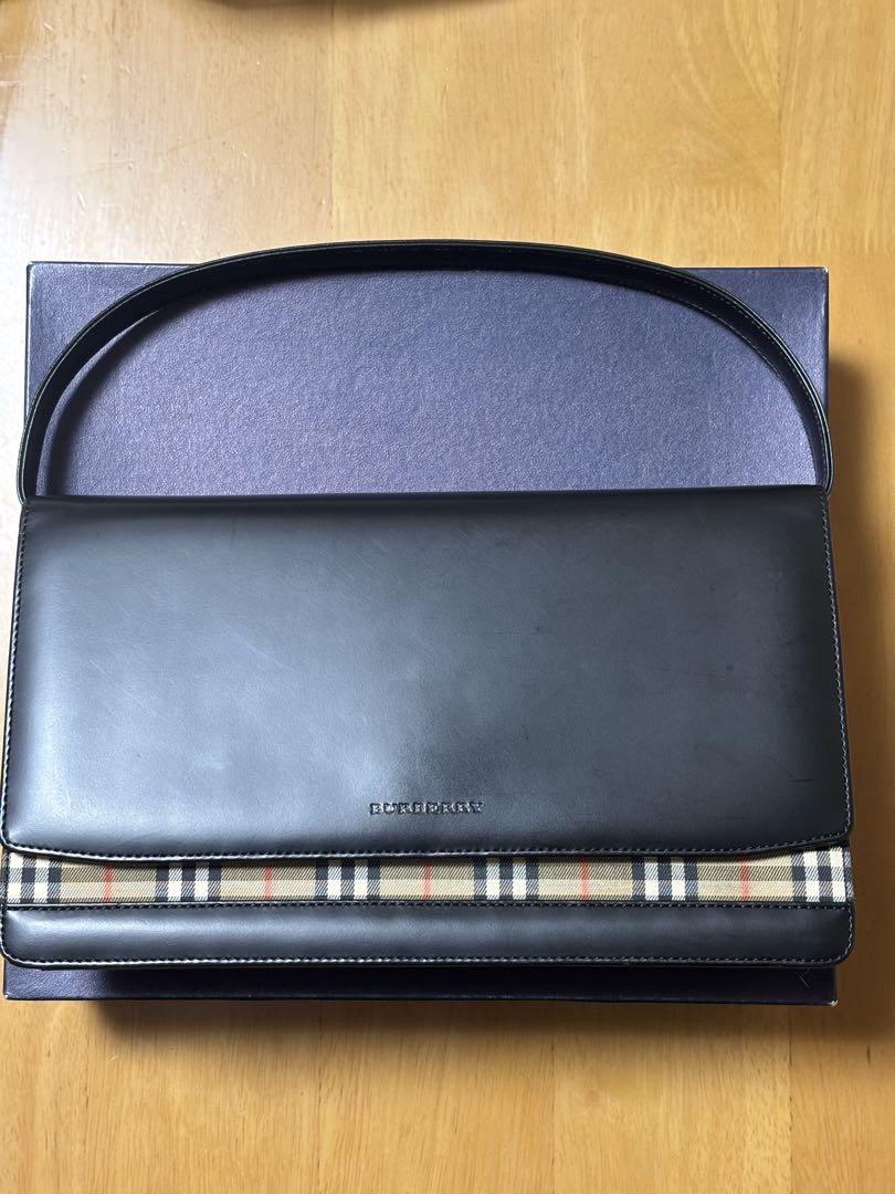 BURBERRY バーバリー レディース ハンドバッグ バッグ 黒ブラック入学式