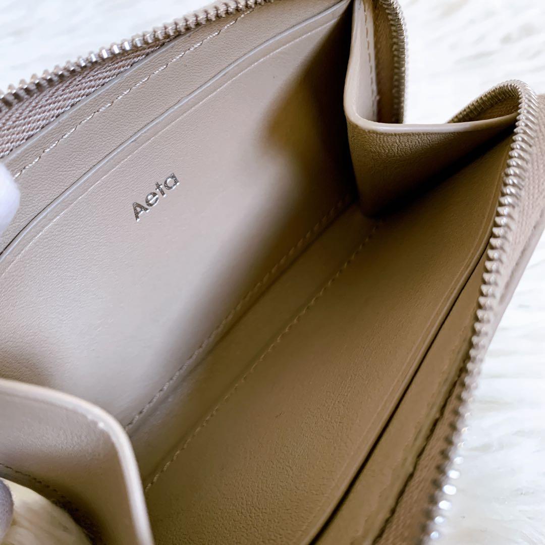 【極美品】Aeta アエタ コインケース 小銭入れ コンパクトウォレット