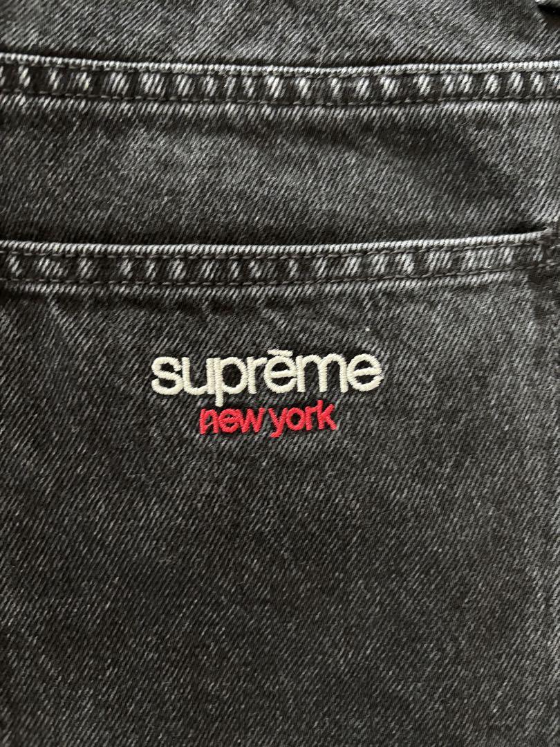 パンツ Supreme Baggy Denim Short \"Black\" size36