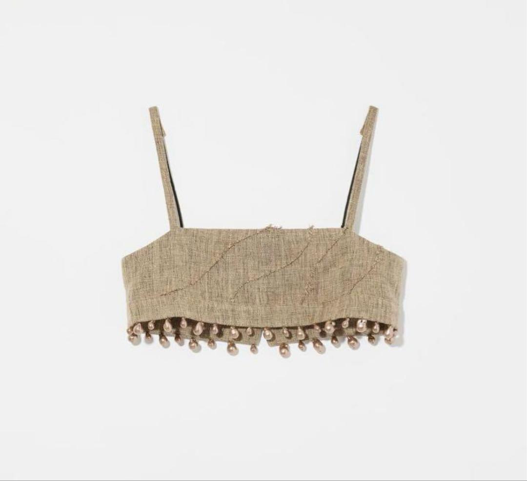 EAPHI WAVE LINE PEARL BUSTIER