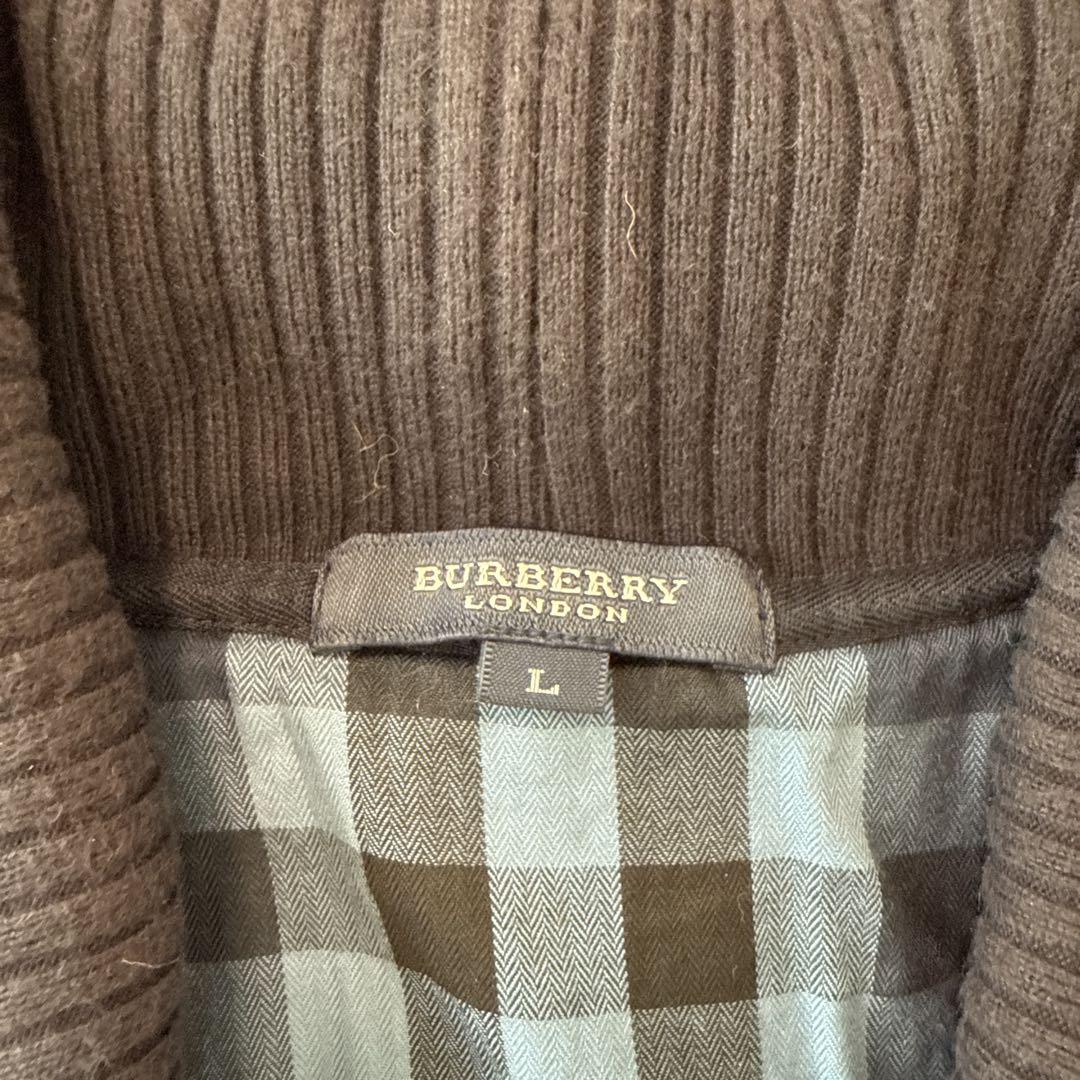 BURBERRY カーディガン L ダークネイビー