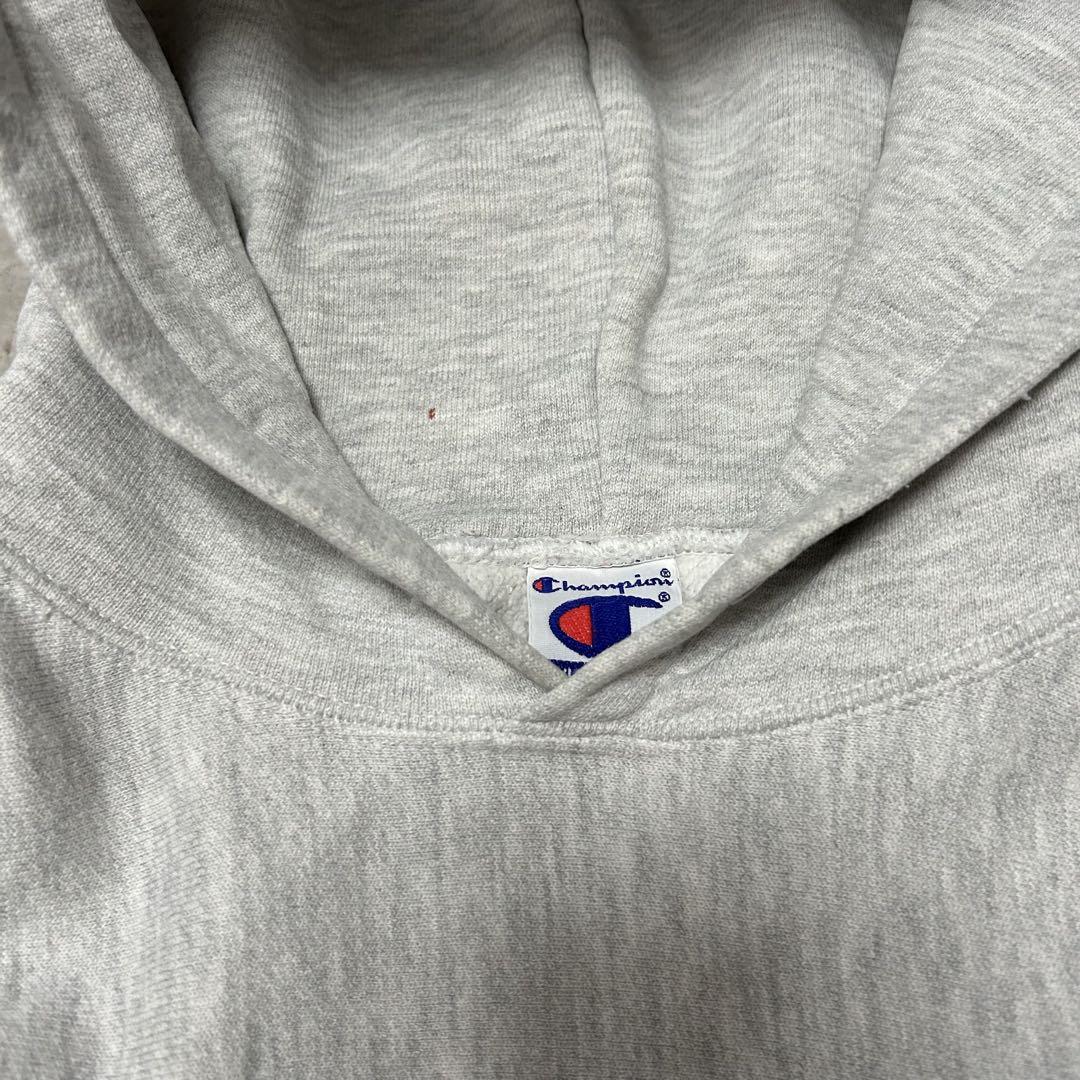 青刺繍タグ　目無し　90s champion リバースウィーブ　パーカー