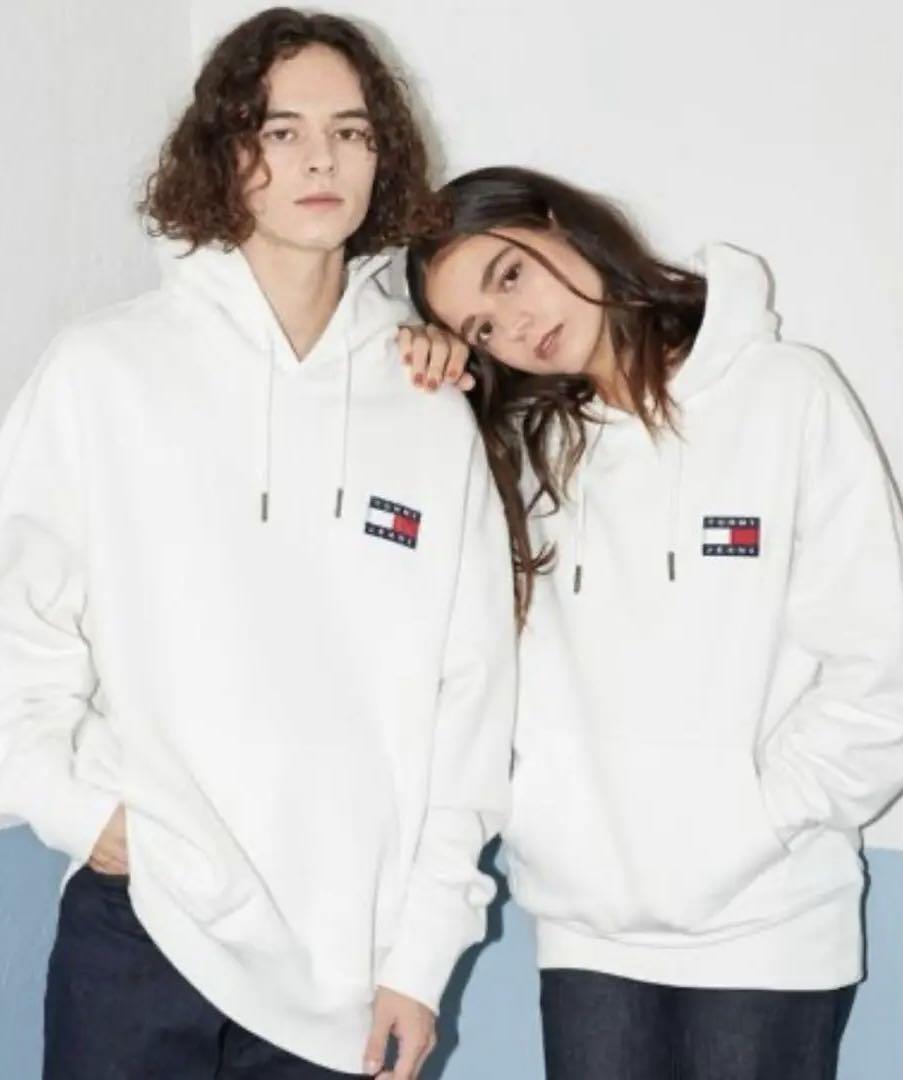 TOMMY jeans パーカー ホワイト 1点