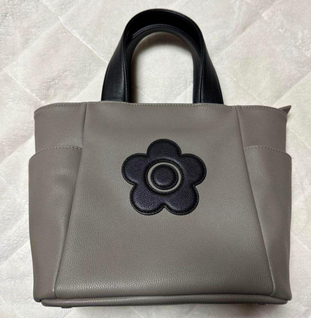 最終値下げ✿ マリークワント ✿ シュリンクサイドポケットデイジー ミニトート