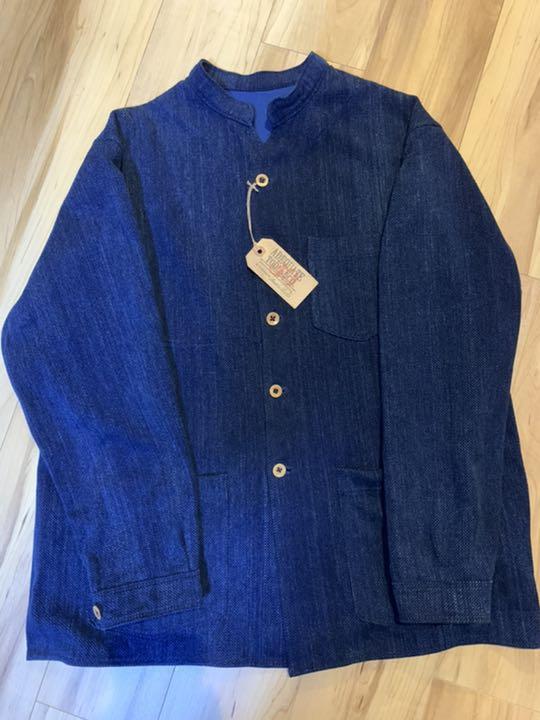 ADEQUATE indigo sashiko jacket