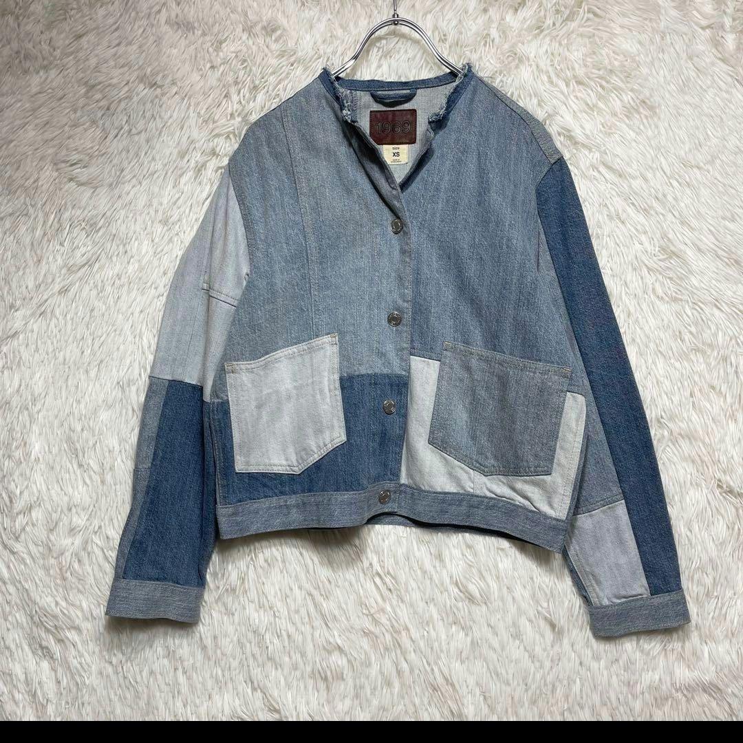 GAP パッチワークデニムジャケット US XS/JPN M - メルカリ