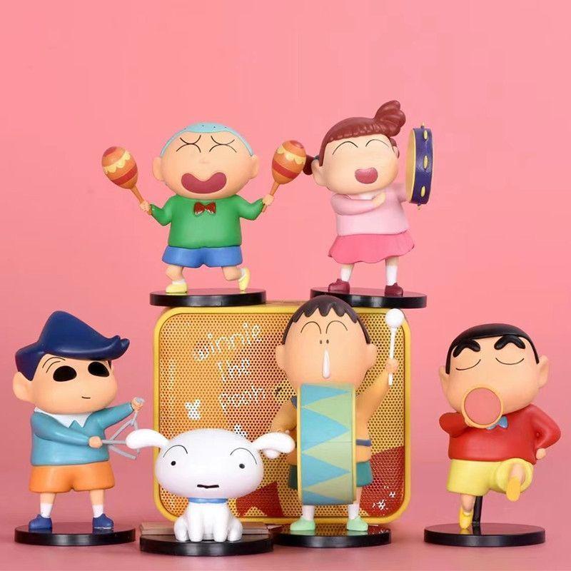 クレヨンしんちゃん フィギュア 6体セット - メルカリ
