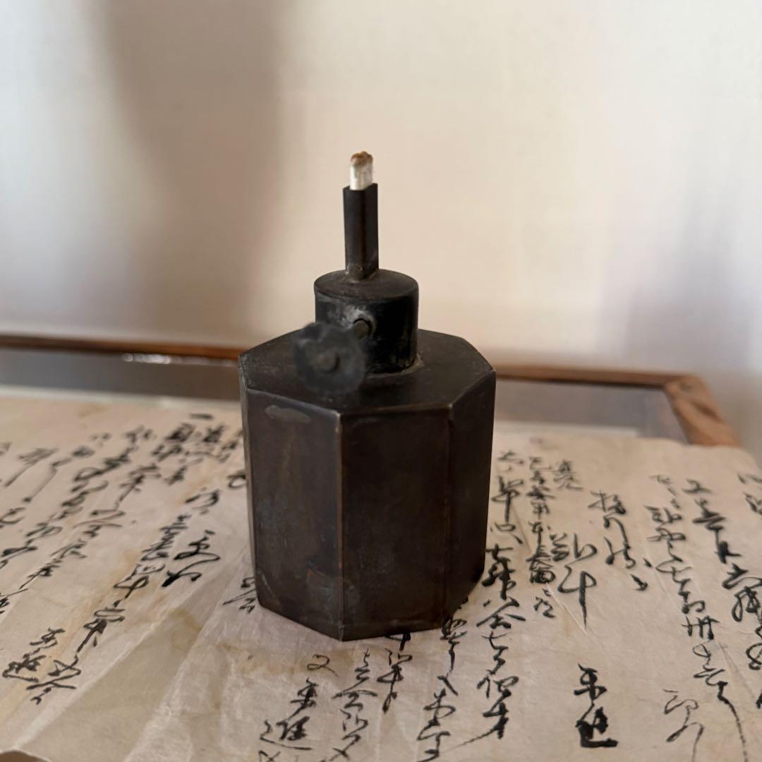 李朝 真鍮 オイルランプ 李朝 真鍮 オイルランプ