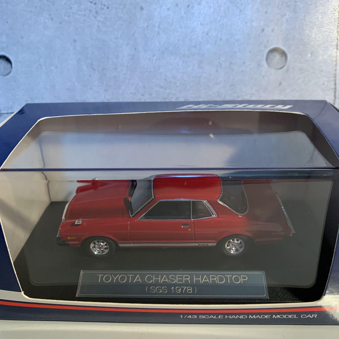 ハイストーリー トヨタ チェイサー SGS 1978 ミニカー 1/43 ブルー ハイストーリー トヨタ チェイサー SGS 1978 ミニカー 1/43