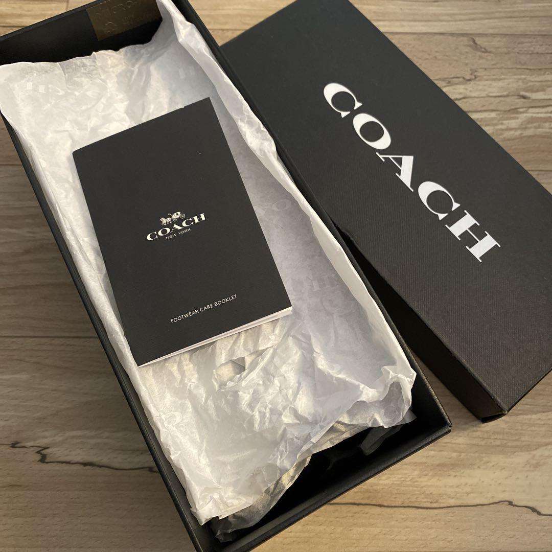 COACH ブラック バレエシューズ