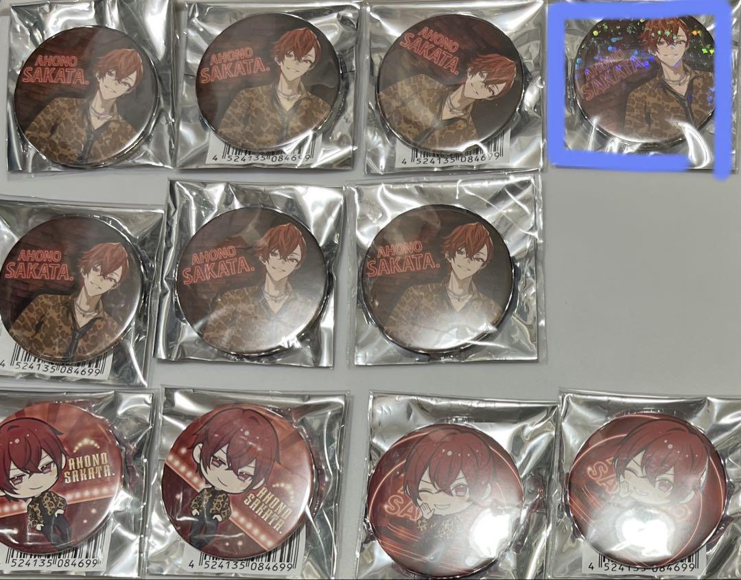 しまさか 2018 あほの坂田。 となりの坂田。 メインビジュ 缶バッジ セット あほの坂田 となりの坂田 さかワン シークレット 缶バッジ