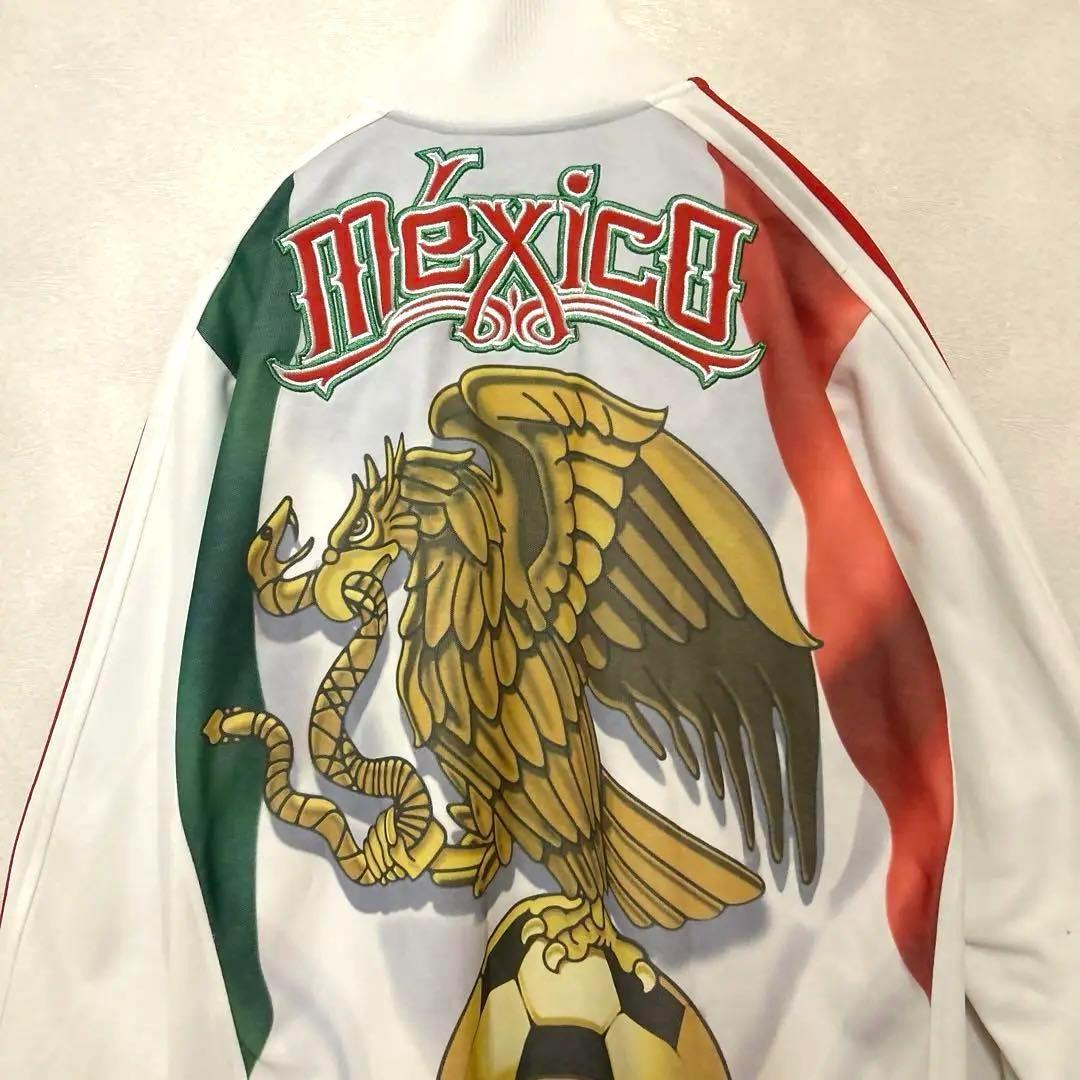 アディダス　メキシコ代表　アステカプリント　トラックジャケット　ジャージ　金刺繍