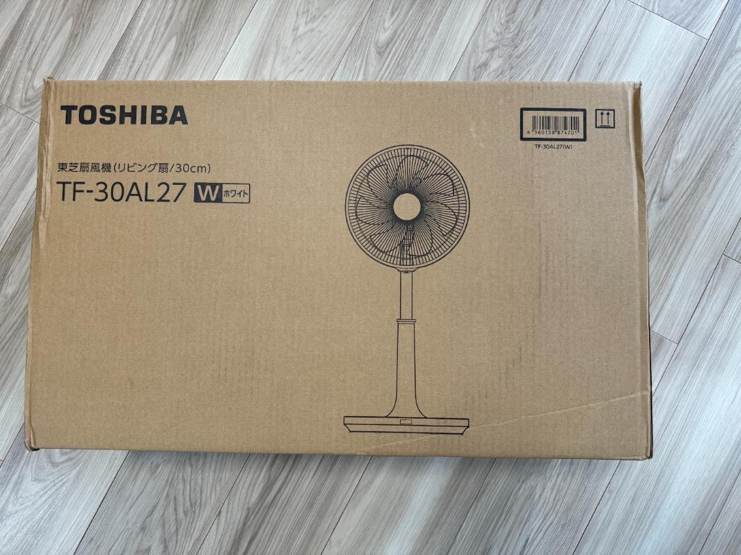 2024年TOSHIBA　リビング扇風機 TF-30AL27(W)　ホワイト