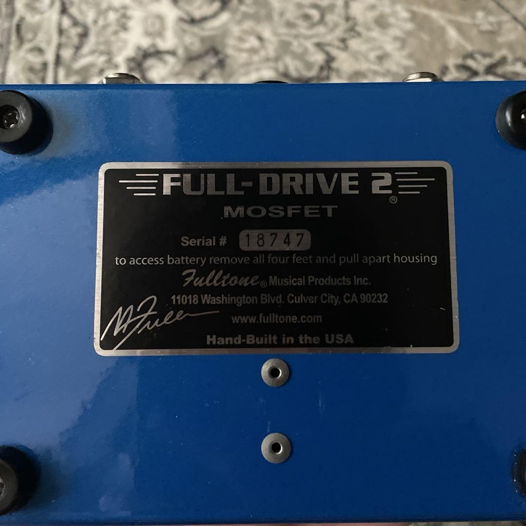 ギター Fulltone FULL-DRIVE 2 MOSFET