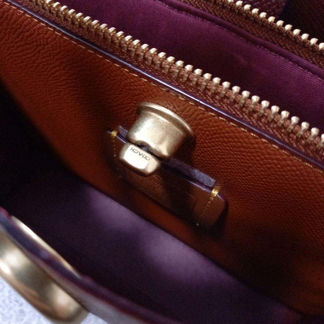 【新品同様】コーチCOACHバッグ　コーチハンドバッグ　トートバッグ