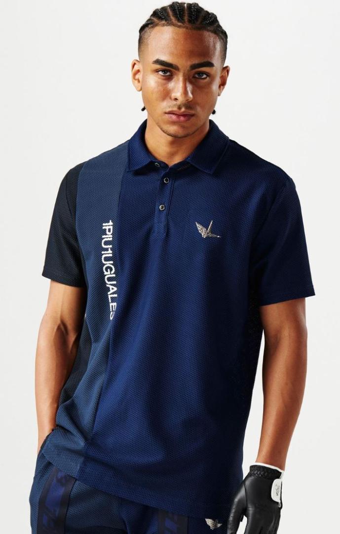 41800円1piu1uguale3 GOLFメッシュ 半袖 ポロシャツAKM 41800円1piu1uguale3 GOLFメッシュ 半袖 ポロシャツAKM