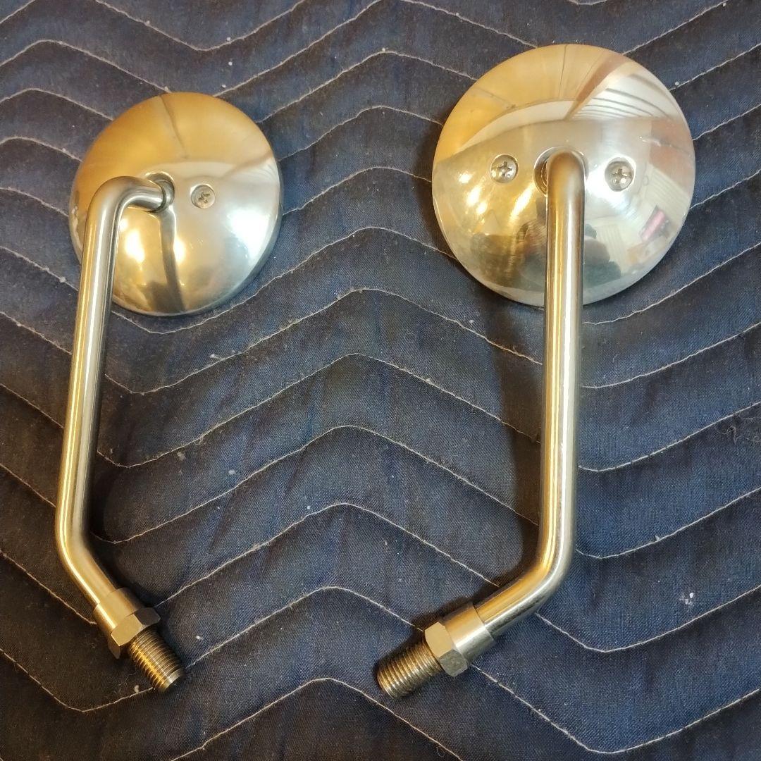 posh ポッシュ ミラー 廃盤 z2 sr アルミ ラウンドやや傷や汚れあり