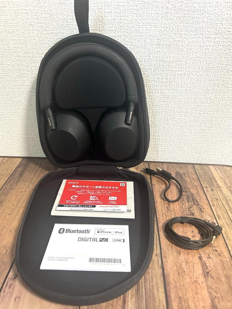 良品 ソニー SONY WH-1000XM5 ブラック ワイヤレスヘッドホン