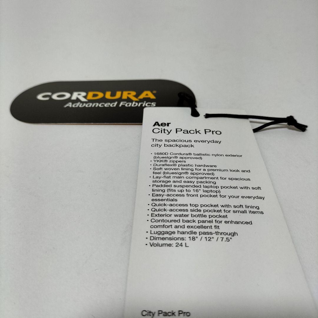 Aer City Pack Pro 黒 CORDURA素材 エア バックパック