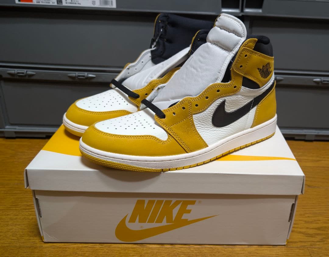 AIR JORDAN 1 HIGH OG Yellow Ochre US1230cm NIKE